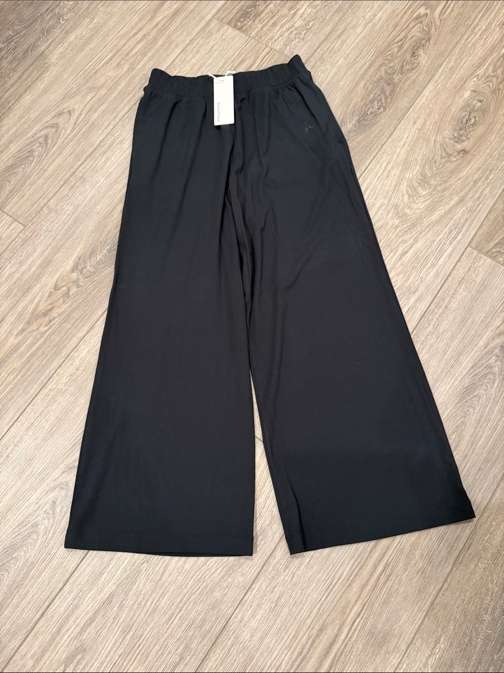 Richer Poorer Black Wide-Leg Elastic Waist Pants